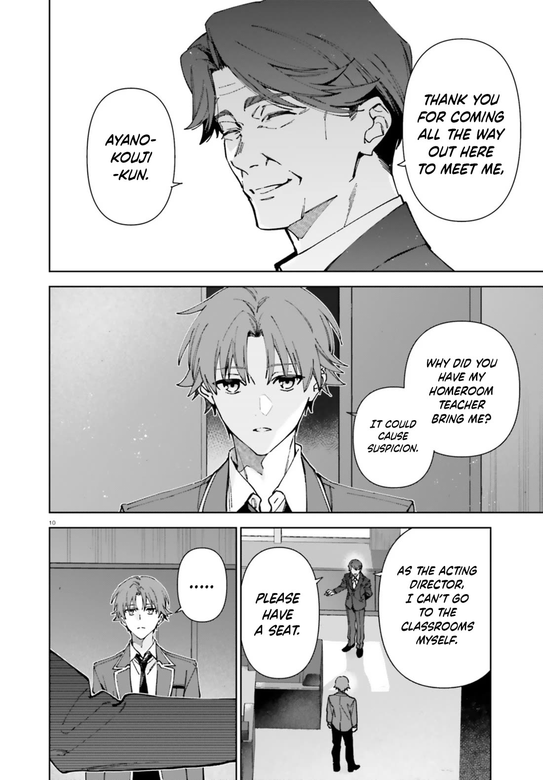 Youkoso Jitsuryoku Shijou Shugi no Kyoushitsu e: 2-nensei-hen Chapter 19 page 10 - Chapter 19: Room 19