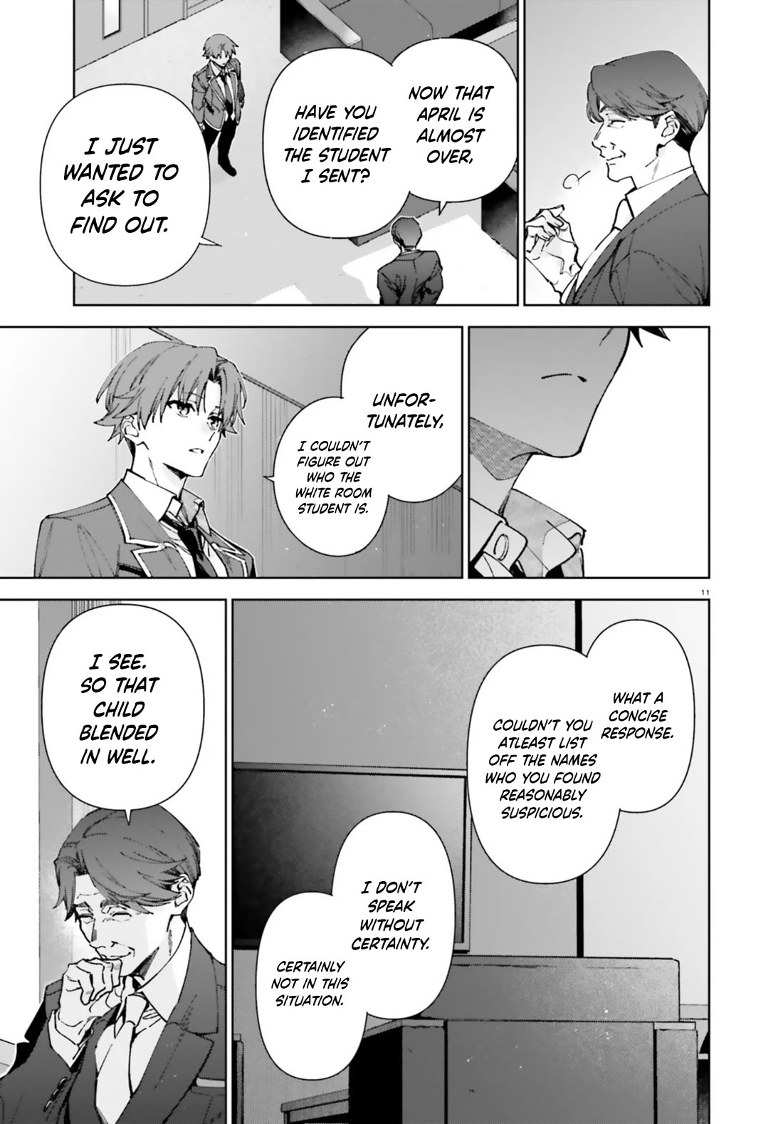 Youkoso Jitsuryoku Shijou Shugi no Kyoushitsu e: 2-nensei-hen Chapter 19 page 11 - Chapter 19: Room 19