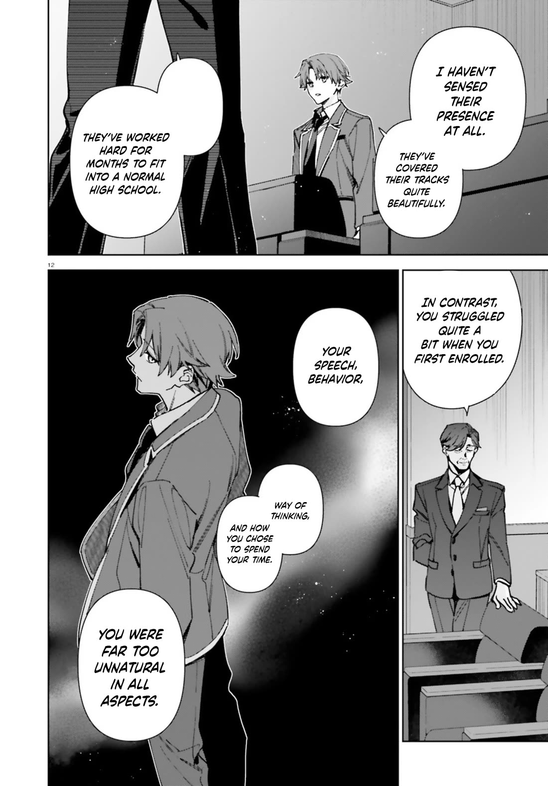 Youkoso Jitsuryoku Shijou Shugi no Kyoushitsu e: 2-nensei-hen Chapter 19 page 12 - Chapter 19: Room 19