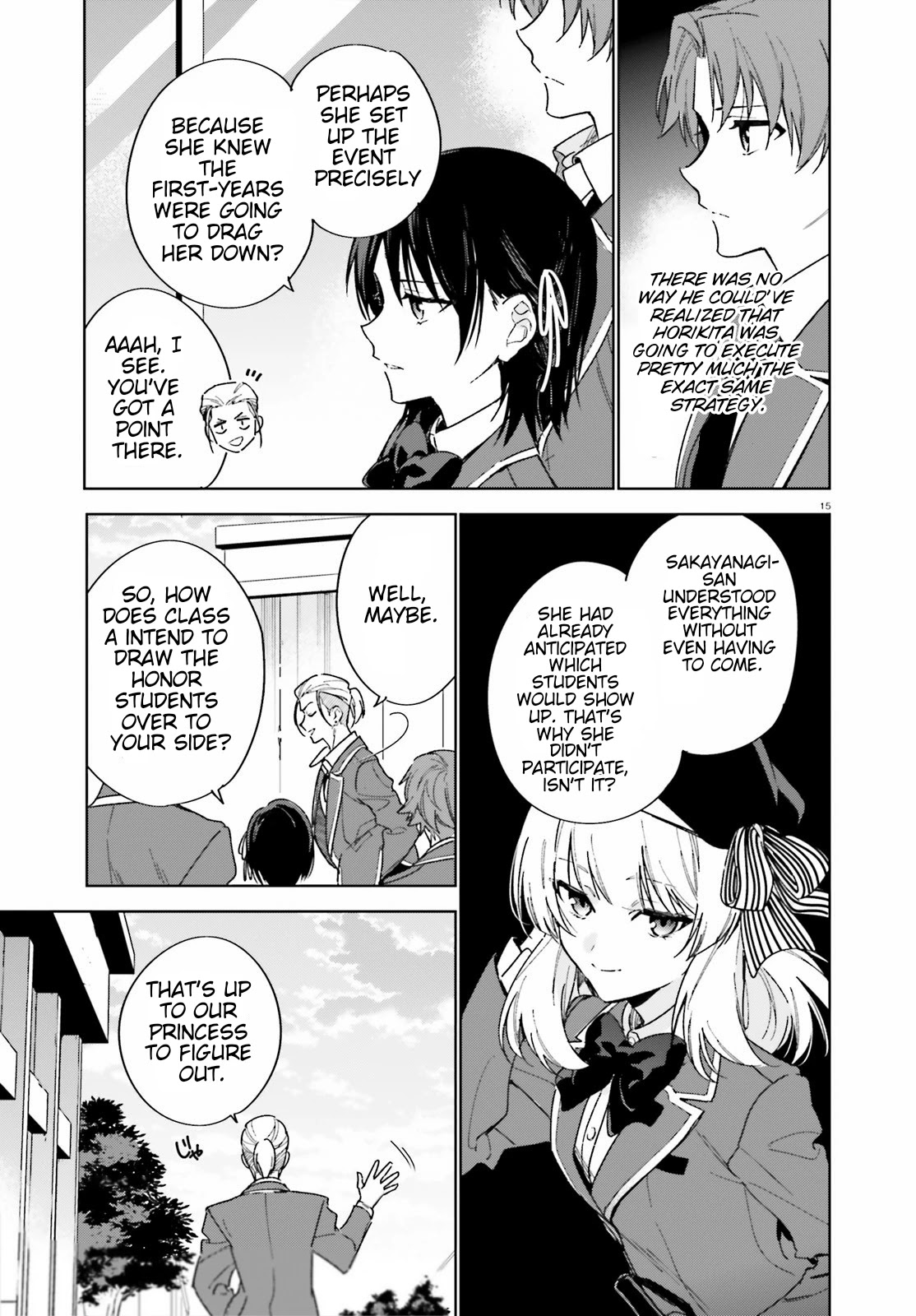 Youkoso Jitsuryoku Shijou Shugi no Kyoushitsu e: 2-nensei-hen Chapter 2 page 15 - Chapter 2: Room 2
