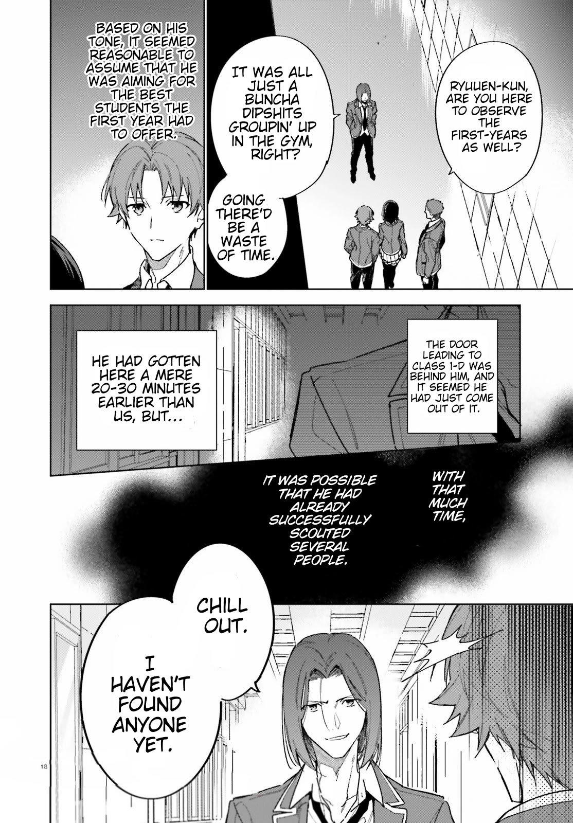 Youkoso Jitsuryoku Shijou Shugi no Kyoushitsu e: 2-nensei-hen Chapter 2 page 18 - Chapter 2: Room 2