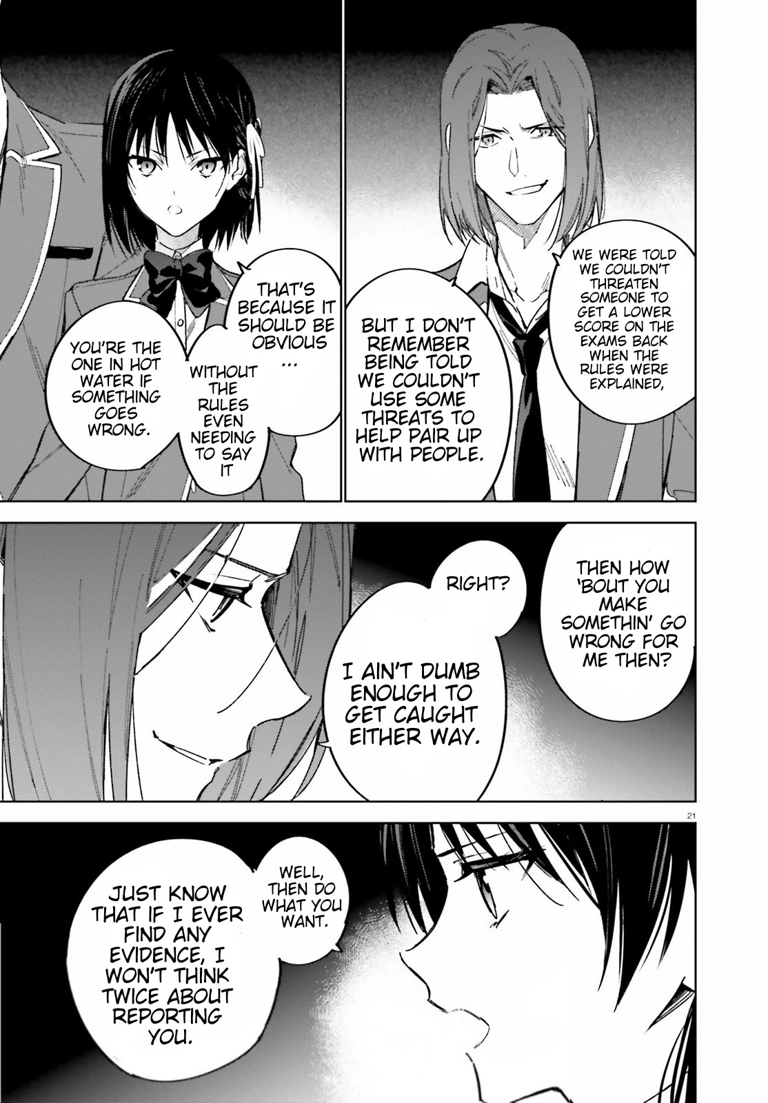 Youkoso Jitsuryoku Shijou Shugi no Kyoushitsu e: 2-nensei-hen Chapter 2 page 21 - Chapter 2: Room 2