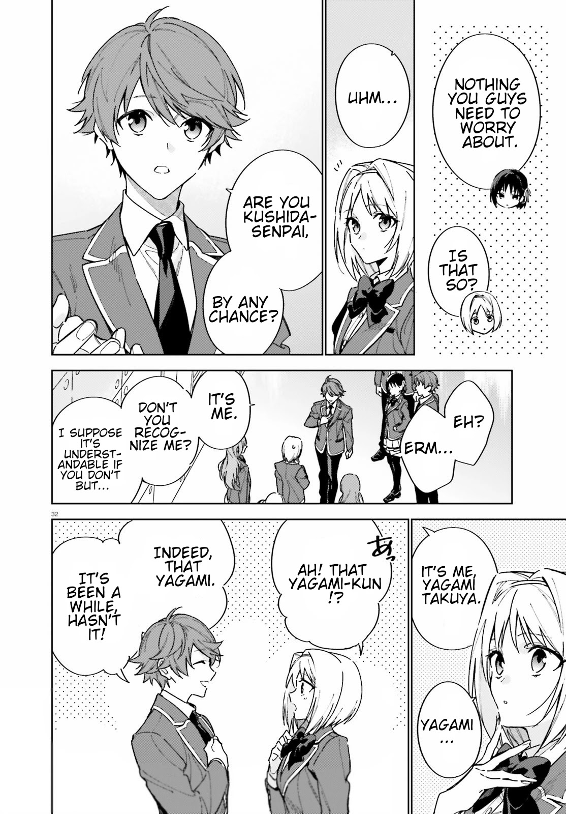 Youkoso Jitsuryoku Shijou Shugi no Kyoushitsu e: 2-nensei-hen Chapter 3 page 32 - Chapter 3: Room 3