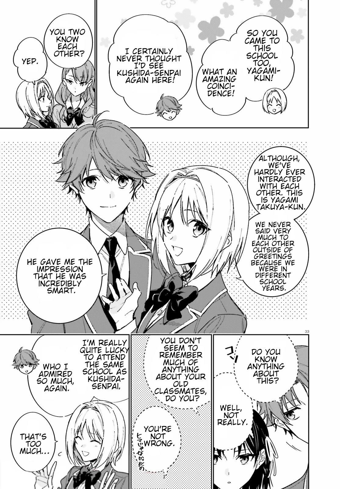 Youkoso Jitsuryoku Shijou Shugi no Kyoushitsu e: 2-nensei-hen Chapter 3 page 33 - Chapter 3: Room 3