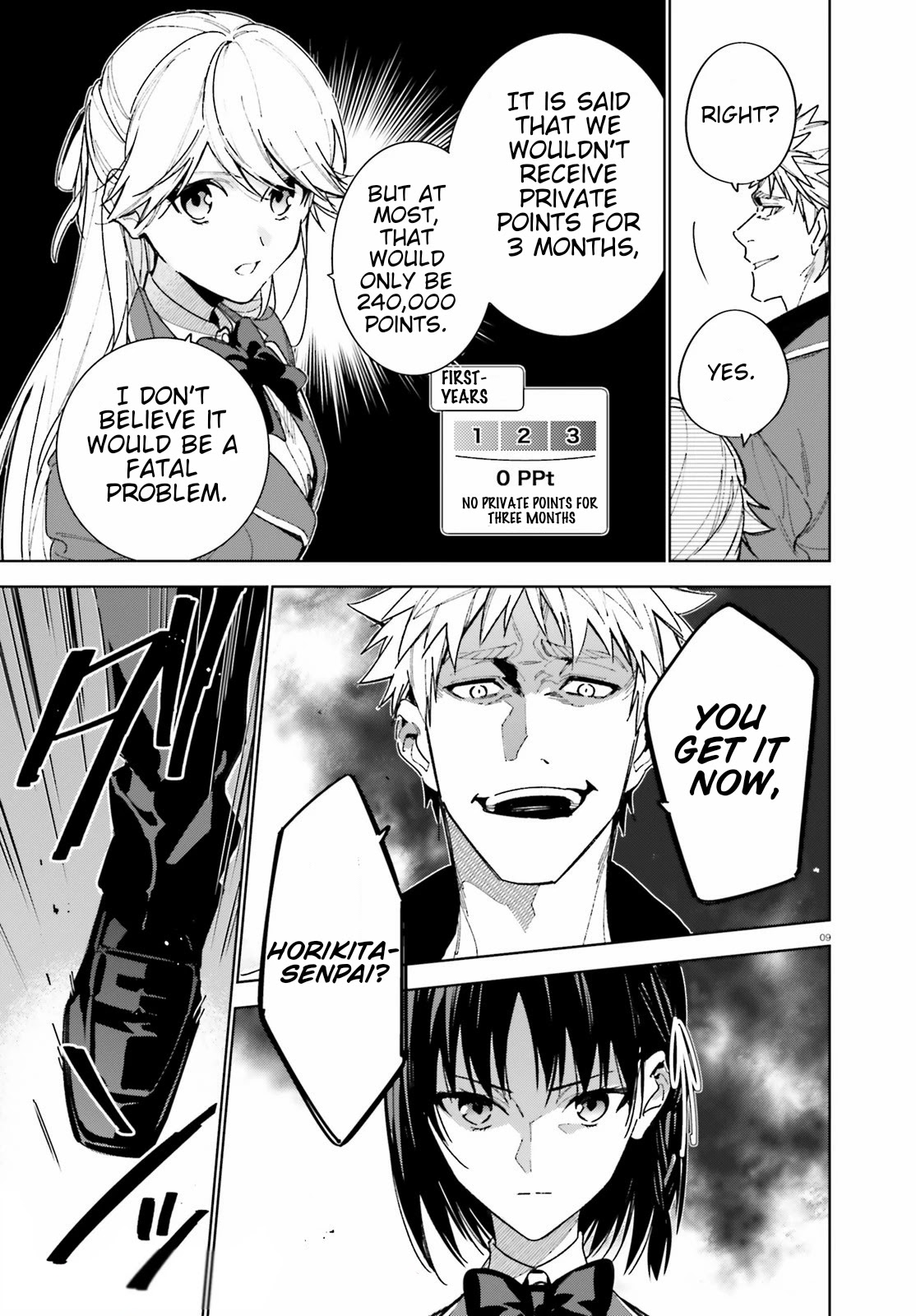 Youkoso Jitsuryoku Shijou Shugi no Kyoushitsu e: 2-nensei-hen Chapter 3 page 9 - Chapter 3: Room 3