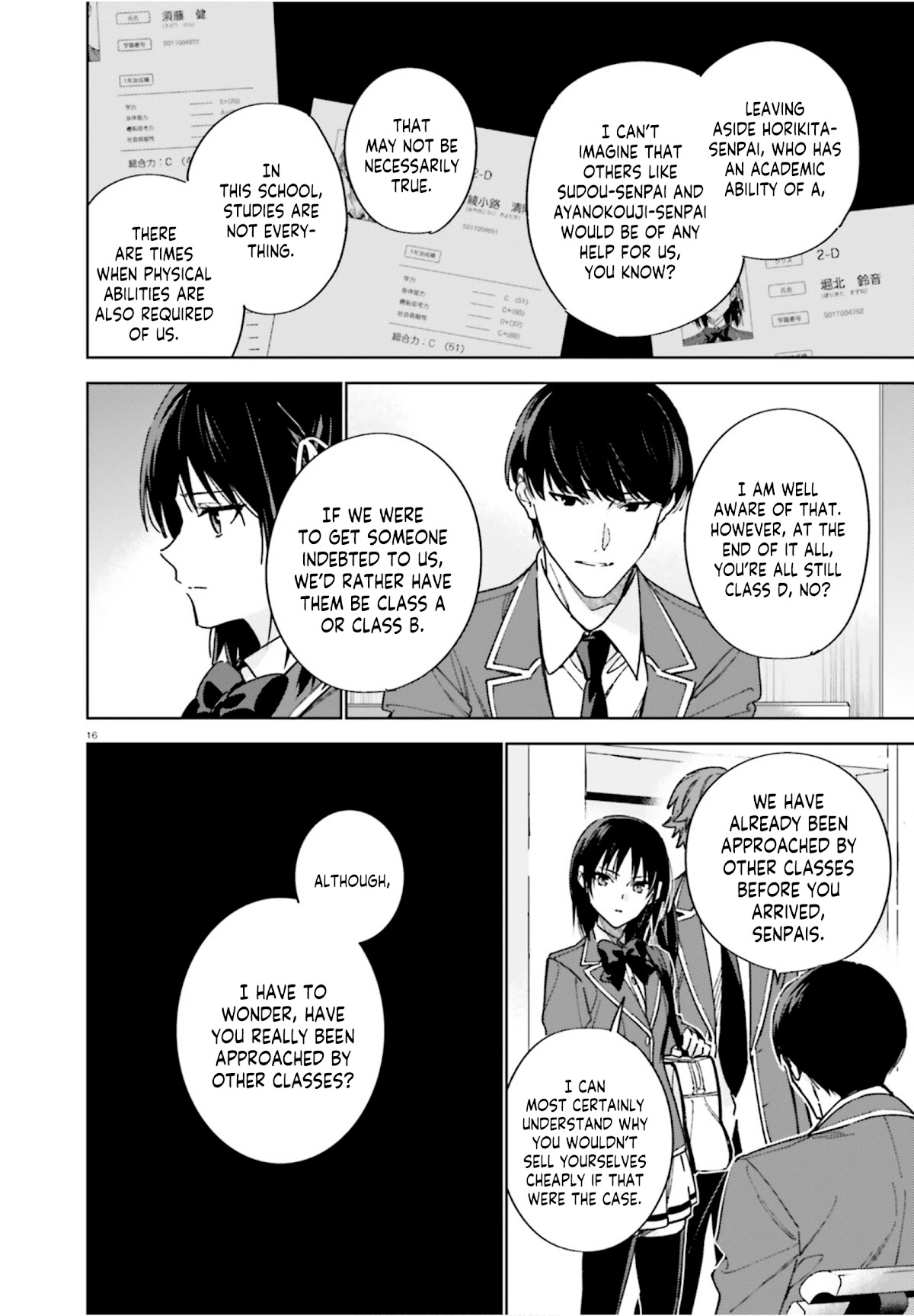 Youkoso Jitsuryoku Shijou Shugi no Kyoushitsu e: 2-nensei-hen Chapter 4 page 17 - Chapter 4: Room 4