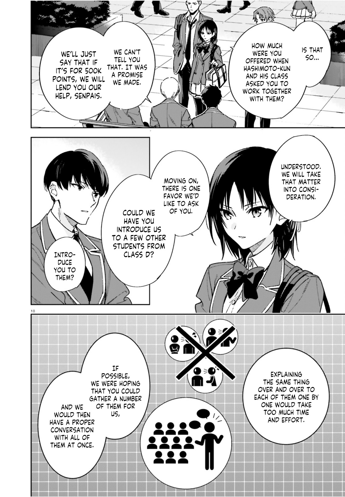 Youkoso Jitsuryoku Shijou Shugi no Kyoushitsu e: 2-nensei-hen Chapter 4 page 19 - Chapter 4: Room 4