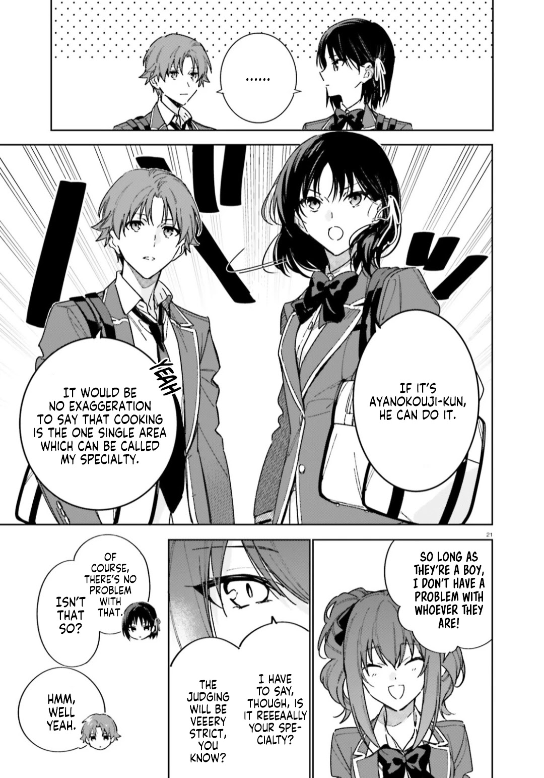 Youkoso Jitsuryoku Shijou Shugi no Kyoushitsu e: 2-nensei-hen Chapter 5 page 22 - Chapter 5: Room 5