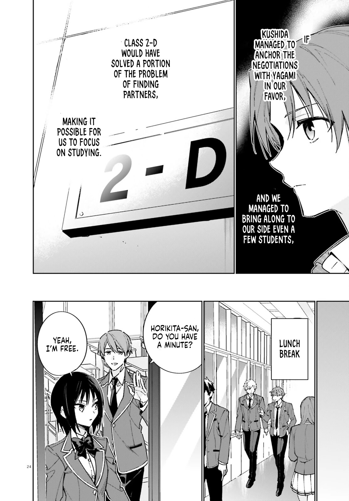 Youkoso Jitsuryoku Shijou Shugi no Kyoushitsu e: 2-nensei-hen Chapter 6 page 25 - Chapter 6: Room 6