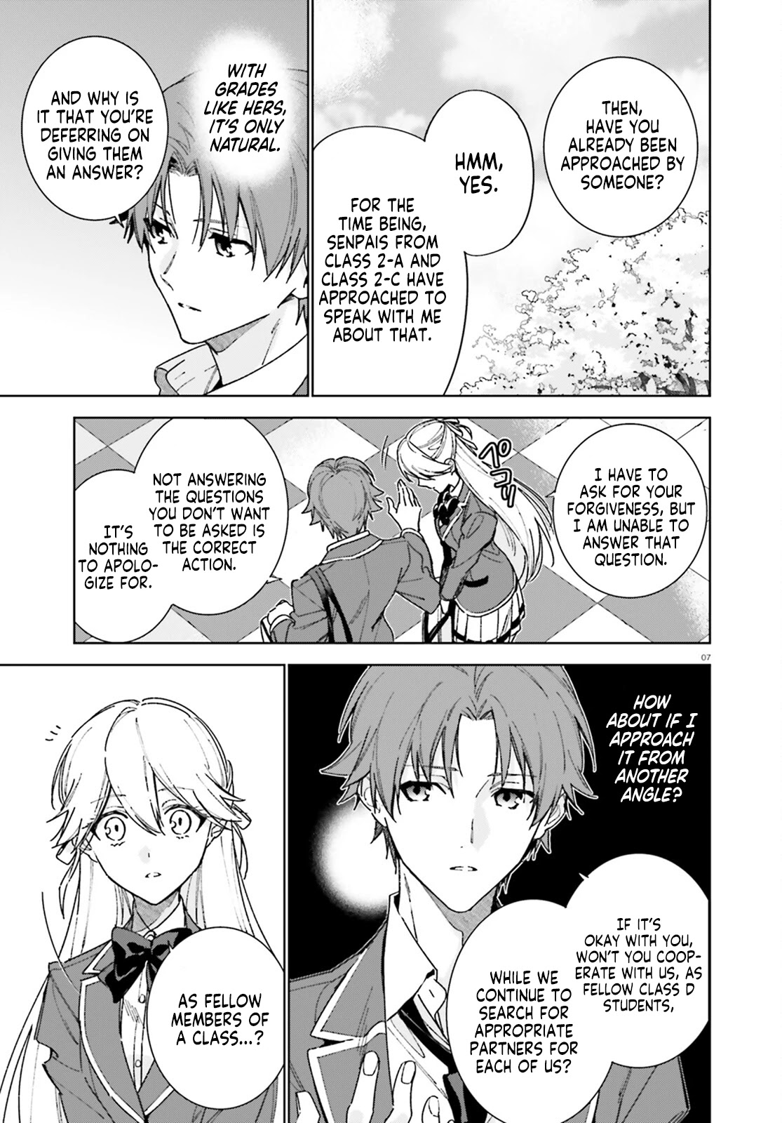 Youkoso Jitsuryoku Shijou Shugi no Kyoushitsu e: 2-nensei-hen Chapter 6 page 8 - Chapter 6: Room 6
