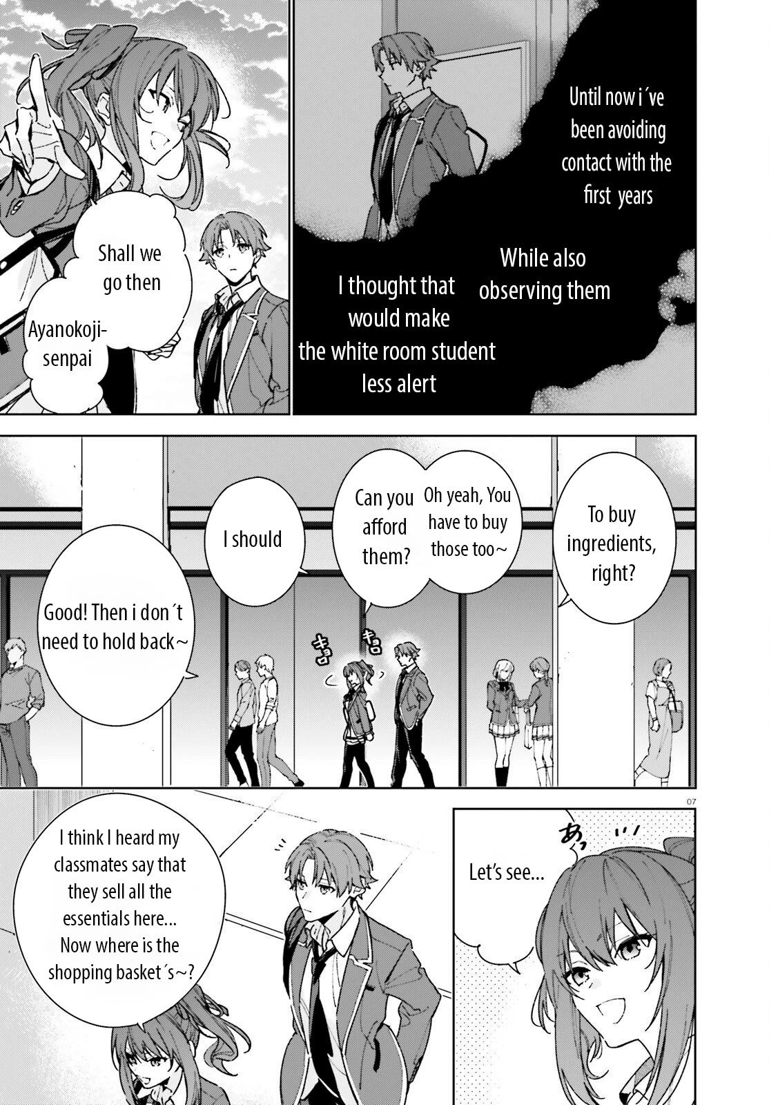 Youkoso Jitsuryoku Shijou Shugi no Kyoushitsu e: 2-nensei-hen Chapter 7 page 5 - Chapter 7: Room 7