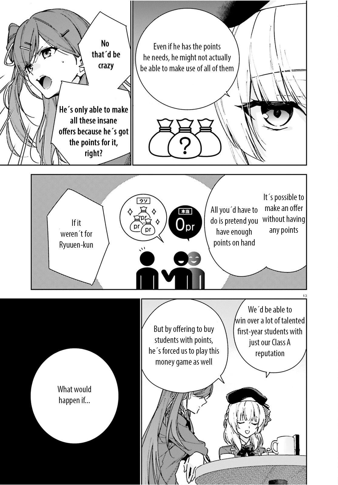 Youkoso Jitsuryoku Shijou Shugi no Kyoushitsu e: 2-nensei-hen Chapter 8.5 page 13 - Chapter 8.5: Room 8.5
