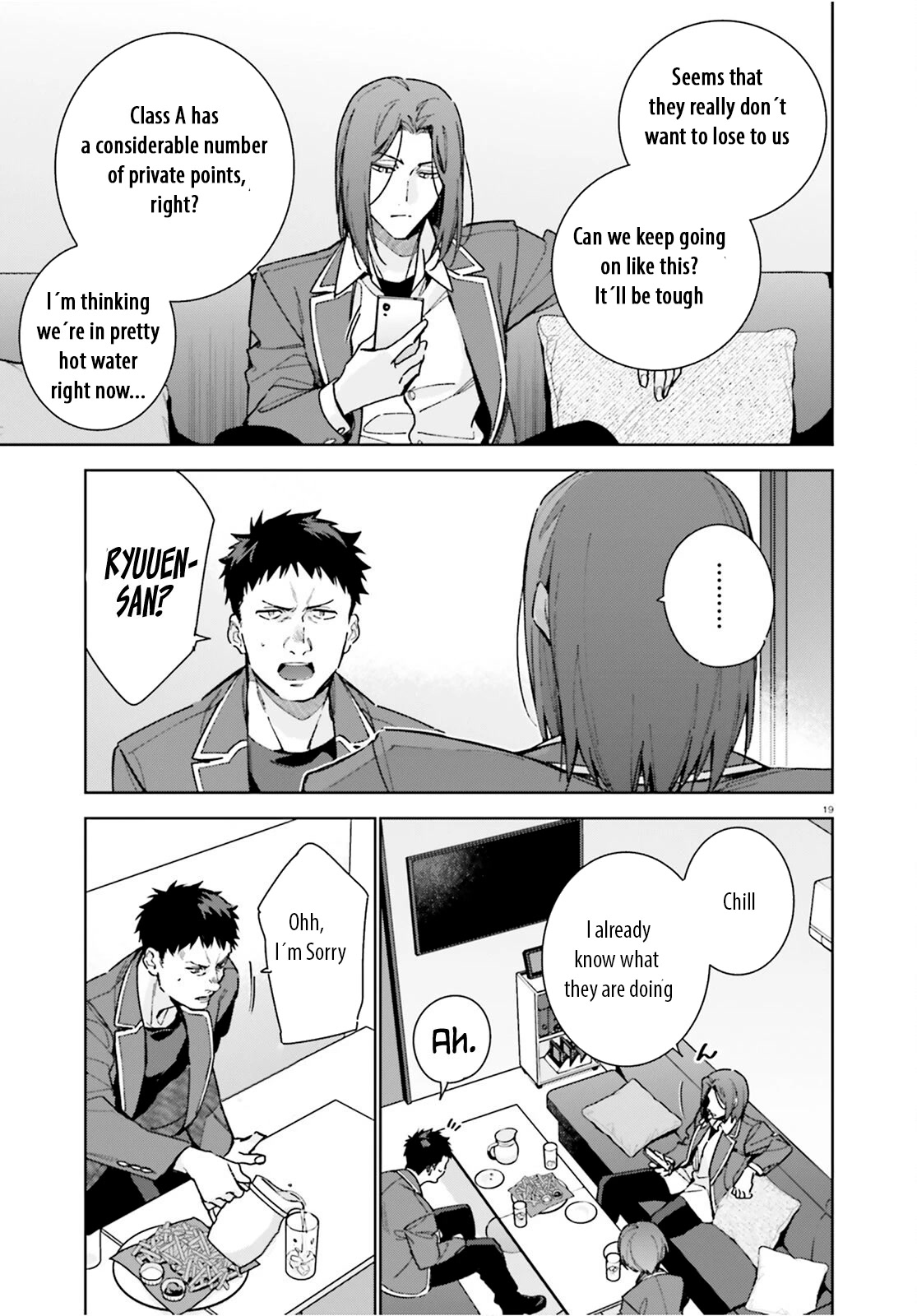 Youkoso Jitsuryoku Shijou Shugi no Kyoushitsu e: 2-nensei-hen Chapter 8.5 page 19 - Chapter 8.5: Room 8.5