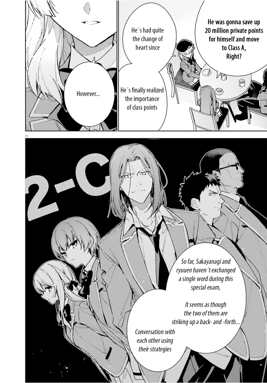 Youkoso Jitsuryoku Shijou Shugi no Kyoushitsu e: 2-nensei-hen Chapter 8.5 page 8 - Chapter 8.5: Room 8.5