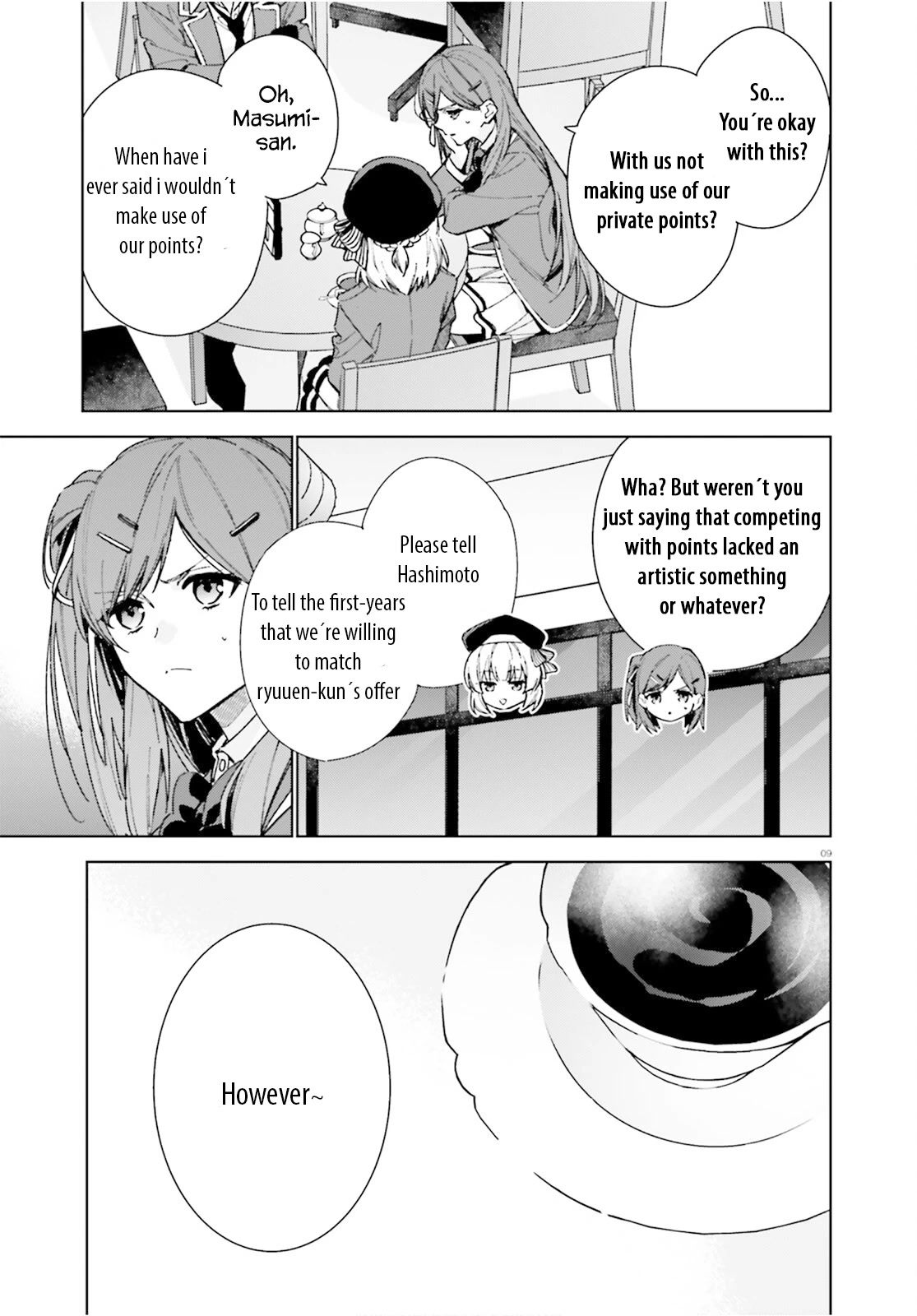 Youkoso Jitsuryoku Shijou Shugi no Kyoushitsu e: 2-nensei-hen Chapter 8.5 page 9 - Chapter 8.5: Room 8.5