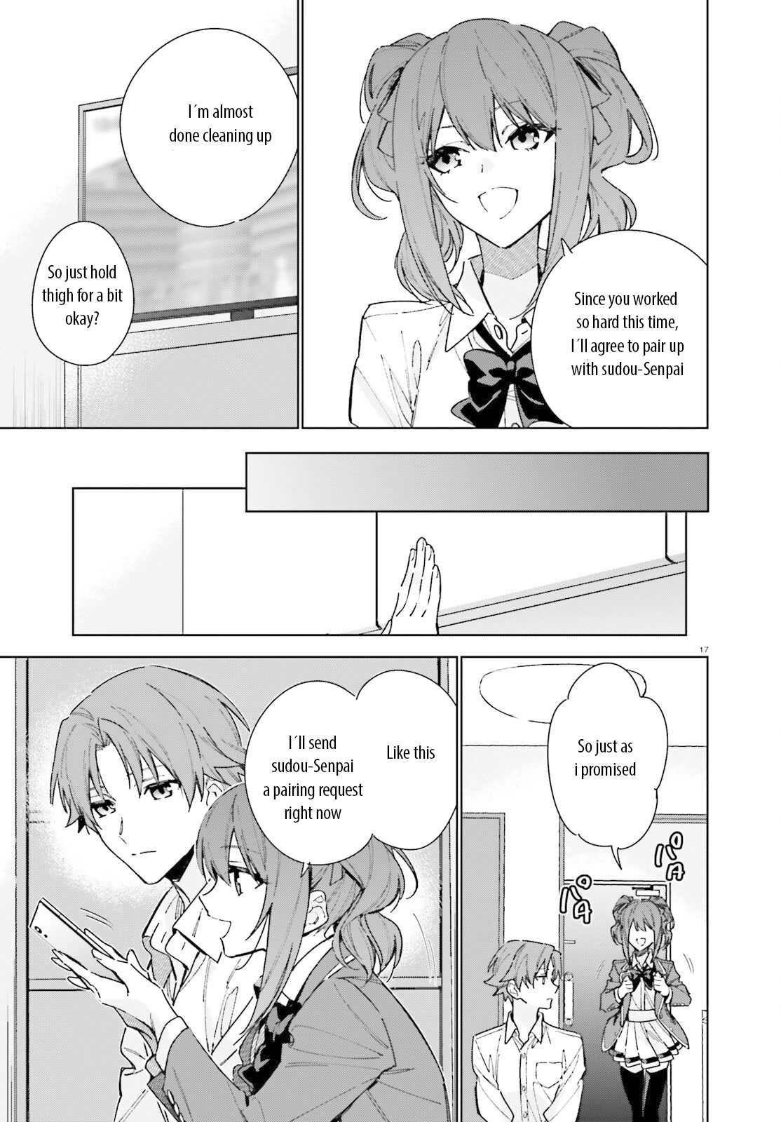 Youkoso Jitsuryoku Shijou Shugi no Kyoushitsu e: 2-nensei-hen Chapter 8 page 17 - Chapter 8: Room 8