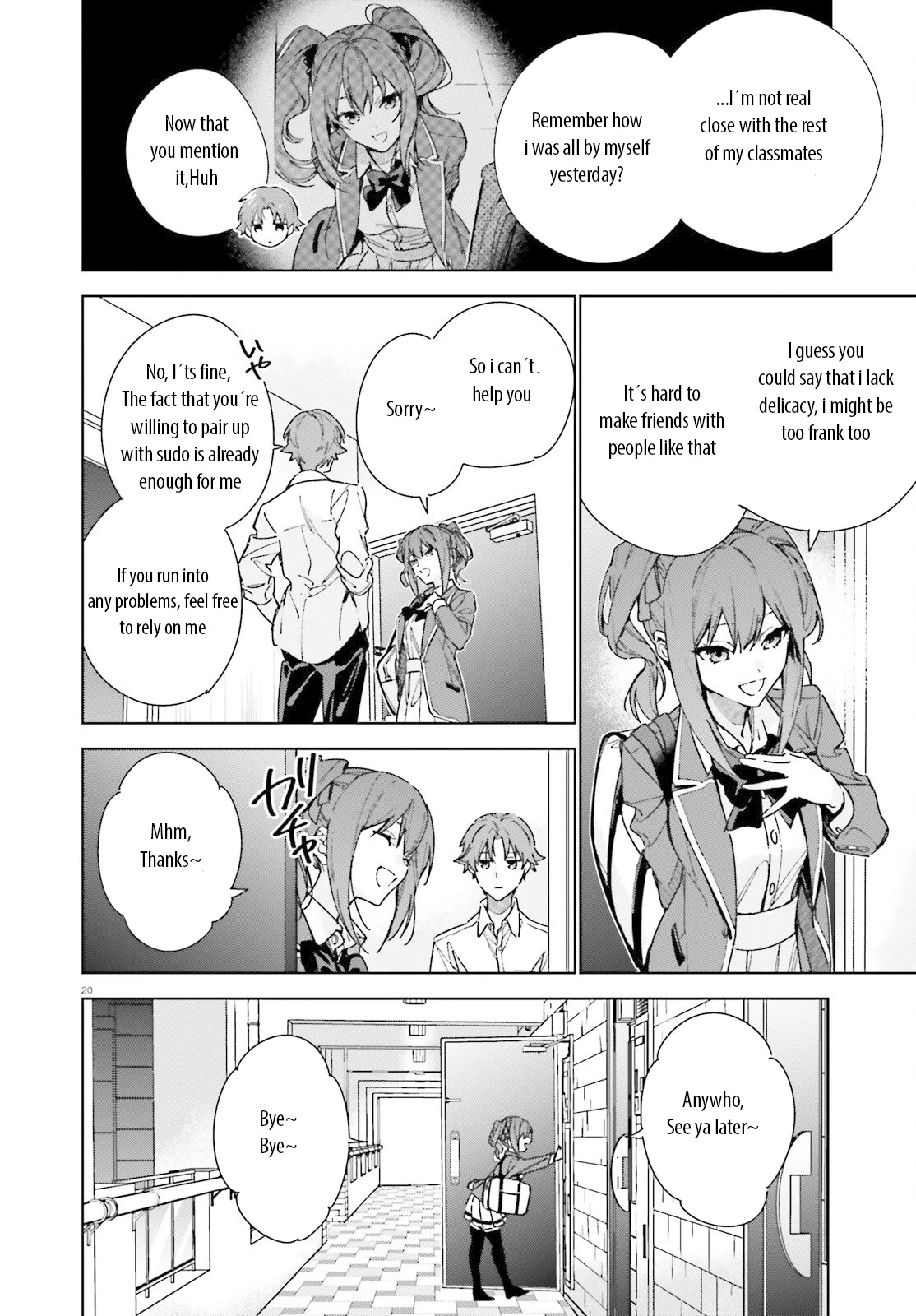 Youkoso Jitsuryoku Shijou Shugi no Kyoushitsu e: 2-nensei-hen Chapter 8 page 20 - Chapter 8: Room 8