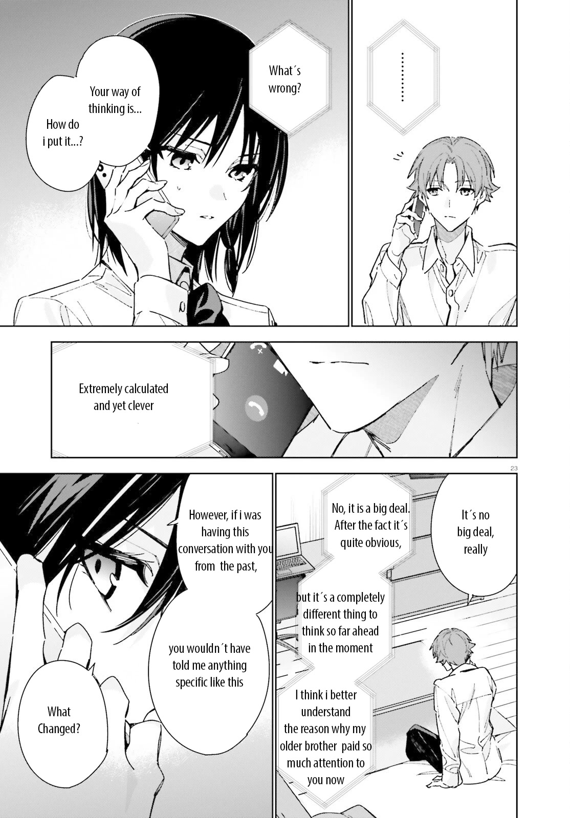 Youkoso Jitsuryoku Shijou Shugi no Kyoushitsu e: 2-nensei-hen Chapter 8 page 23 - Chapter 8: Room 8