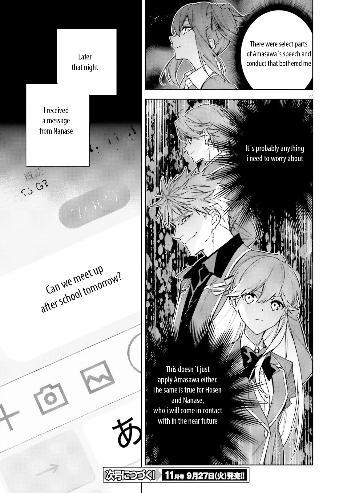 Youkoso Jitsuryoku Shijou Shugi no Kyoushitsu e: 2-nensei-hen Chapter 8 page 27 - Chapter 8: Room 8