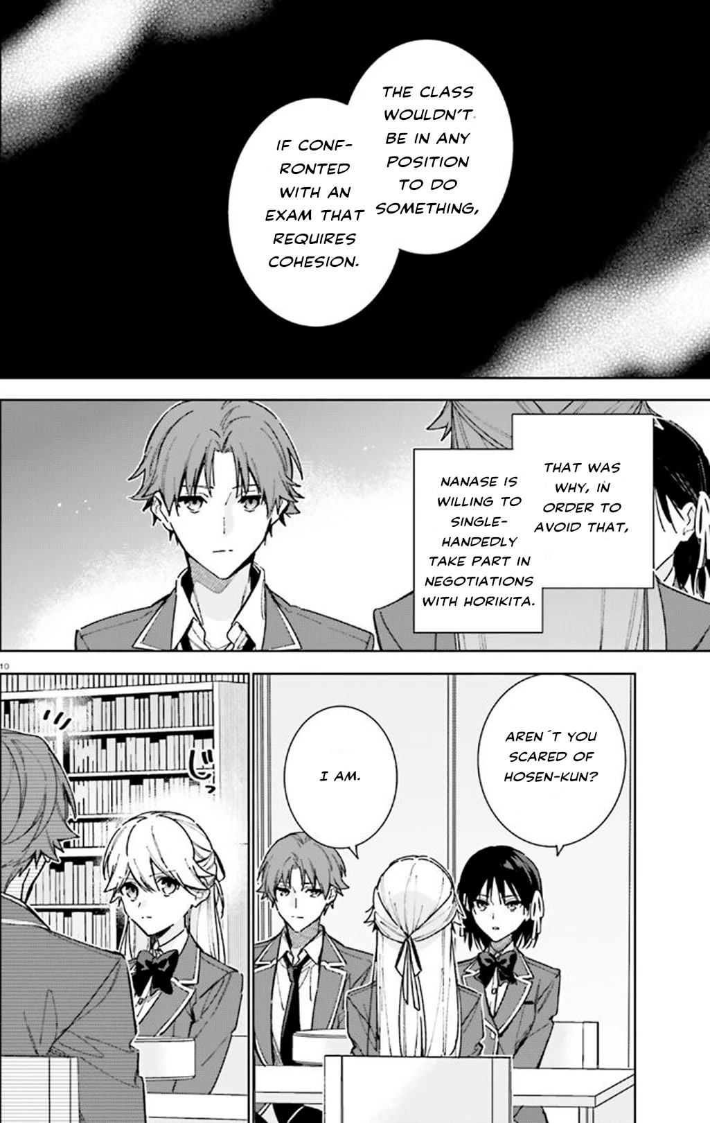 Youkoso Jitsuryoku Shijou Shugi no Kyoushitsu e: 2-nensei-hen Chapter 9 page 10 - Chapter 9: Room 9