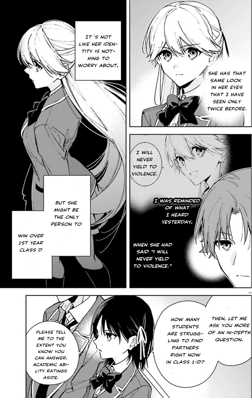 Youkoso Jitsuryoku Shijou Shugi no Kyoushitsu e: 2-nensei-hen Chapter 9 page 11 - Chapter 9: Room 9