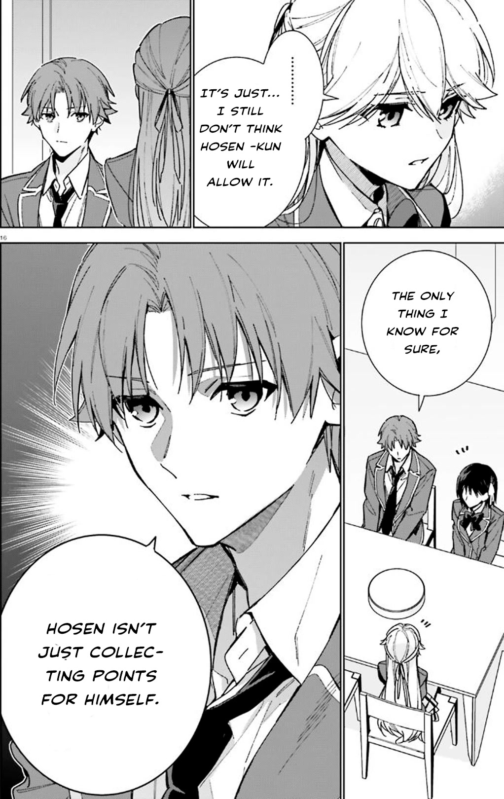 Youkoso Jitsuryoku Shijou Shugi no Kyoushitsu e: 2-nensei-hen Chapter 9 page 16 - Chapter 9: Room 9