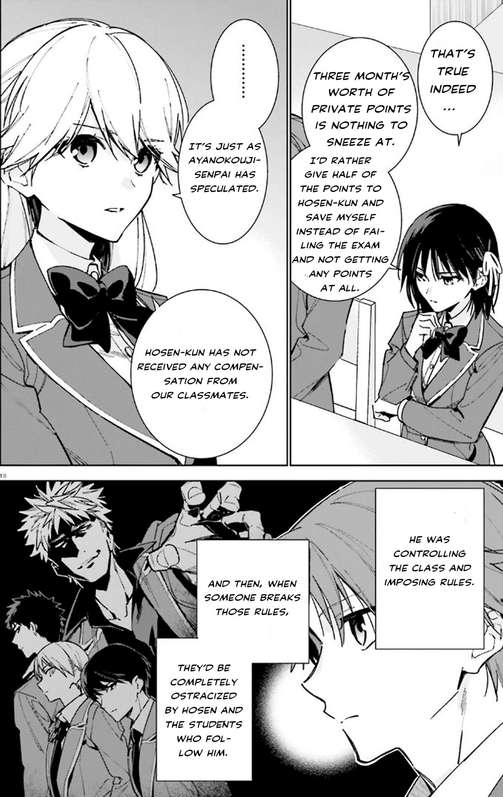 Youkoso Jitsuryoku Shijou Shugi no Kyoushitsu e: 2-nensei-hen Chapter 9 page 18 - Chapter 9: Room 9