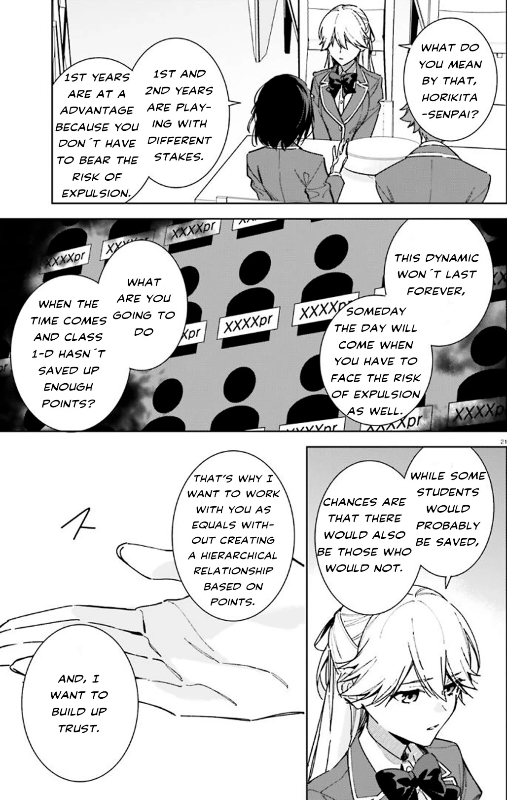 Youkoso Jitsuryoku Shijou Shugi no Kyoushitsu e: 2-nensei-hen Chapter 9 page 21 - Chapter 9: Room 9