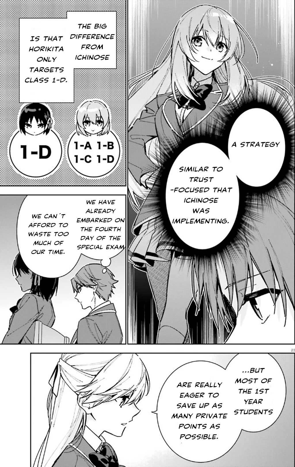 Youkoso Jitsuryoku Shijou Shugi no Kyoushitsu e: 2-nensei-hen Chapter 9 page 23 - Chapter 9: Room 9