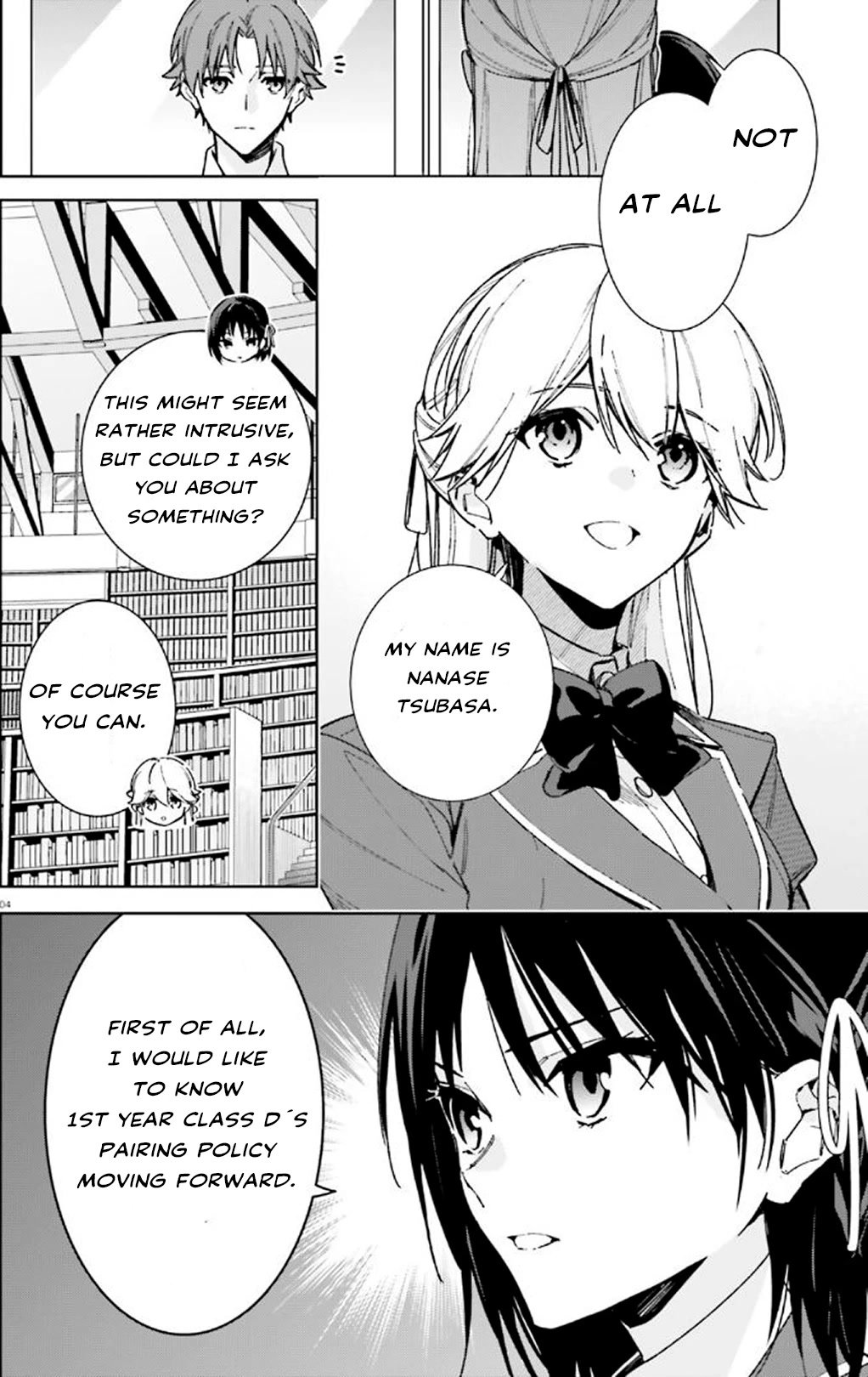 Youkoso Jitsuryoku Shijou Shugi no Kyoushitsu e: 2-nensei-hen Chapter 9 page 4 - Chapter 9: Room 9