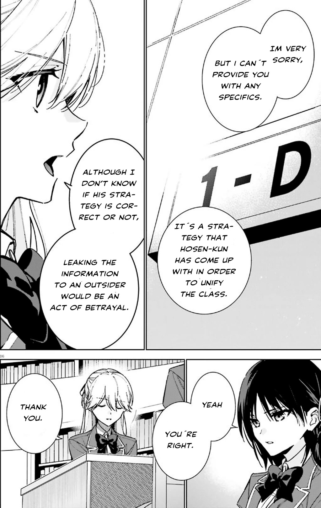 Youkoso Jitsuryoku Shijou Shugi no Kyoushitsu e: 2-nensei-hen Chapter 9 page 6 - Chapter 9: Room 9