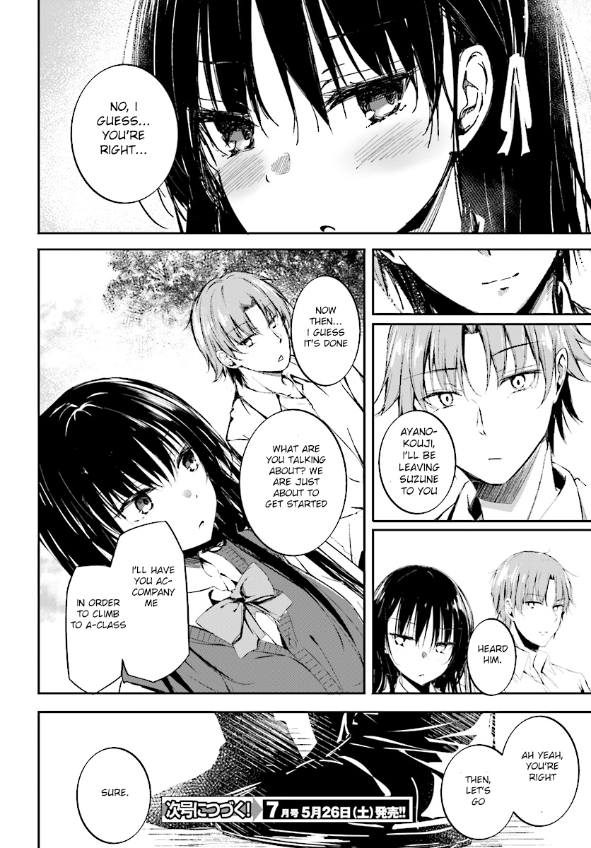 Youkoso Jitsuryoku Shijou Shugi no Kyoushitsu e √Horkita Chapter 10 page 20 - Chapter 10