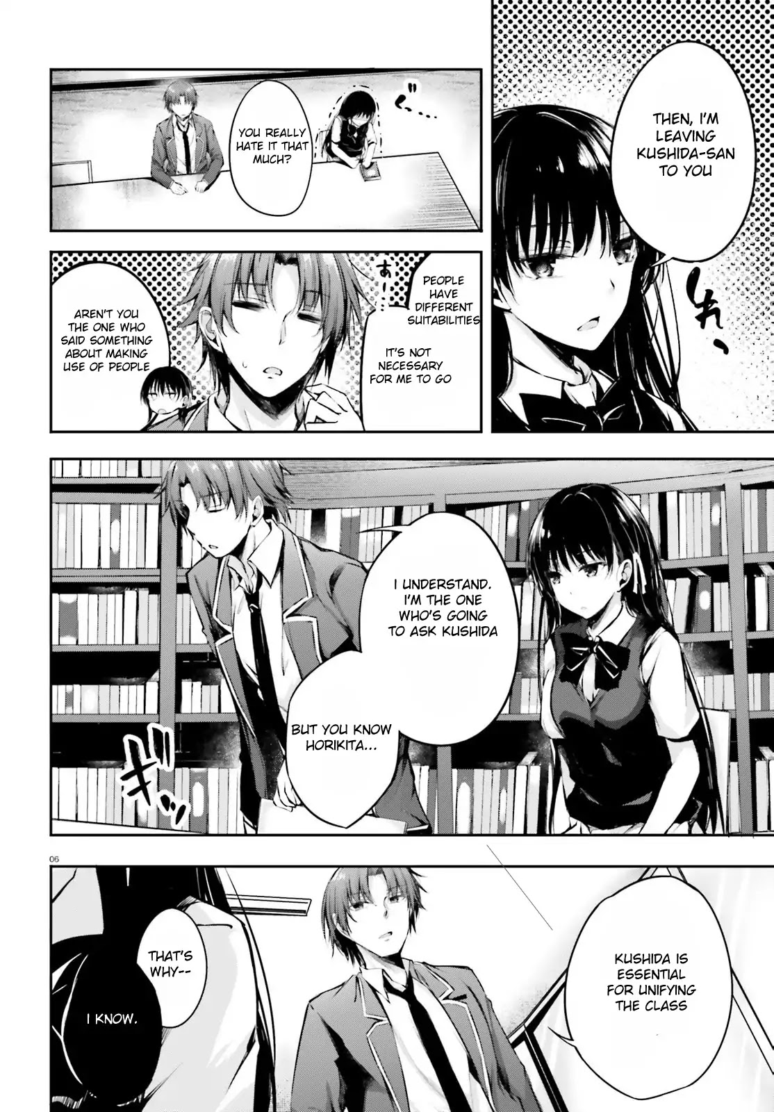 Youkoso Jitsuryoku Shijou Shugi no Kyoushitsu e √Horkita Chapter 6 page 8 - Chapter 6
