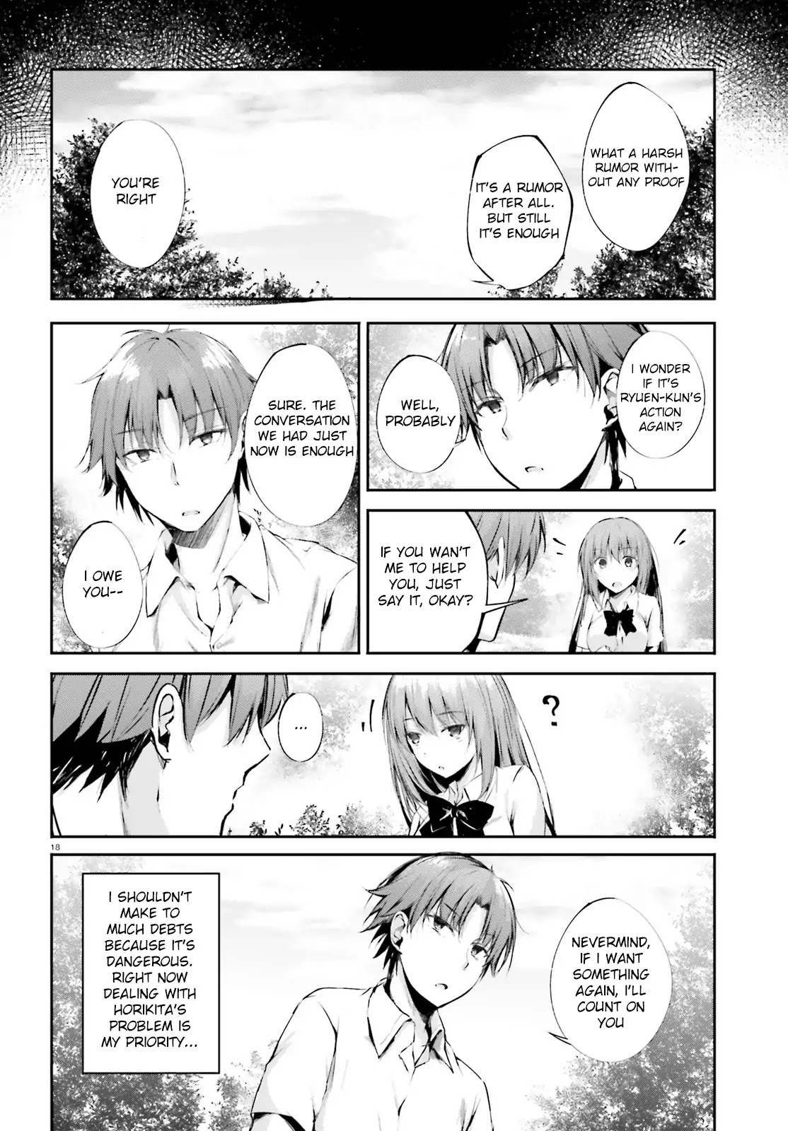 Youkoso Jitsuryoku Shijou Shugi no Kyoushitsu e √Horkita Chapter 7 page 19 - Chapter 7