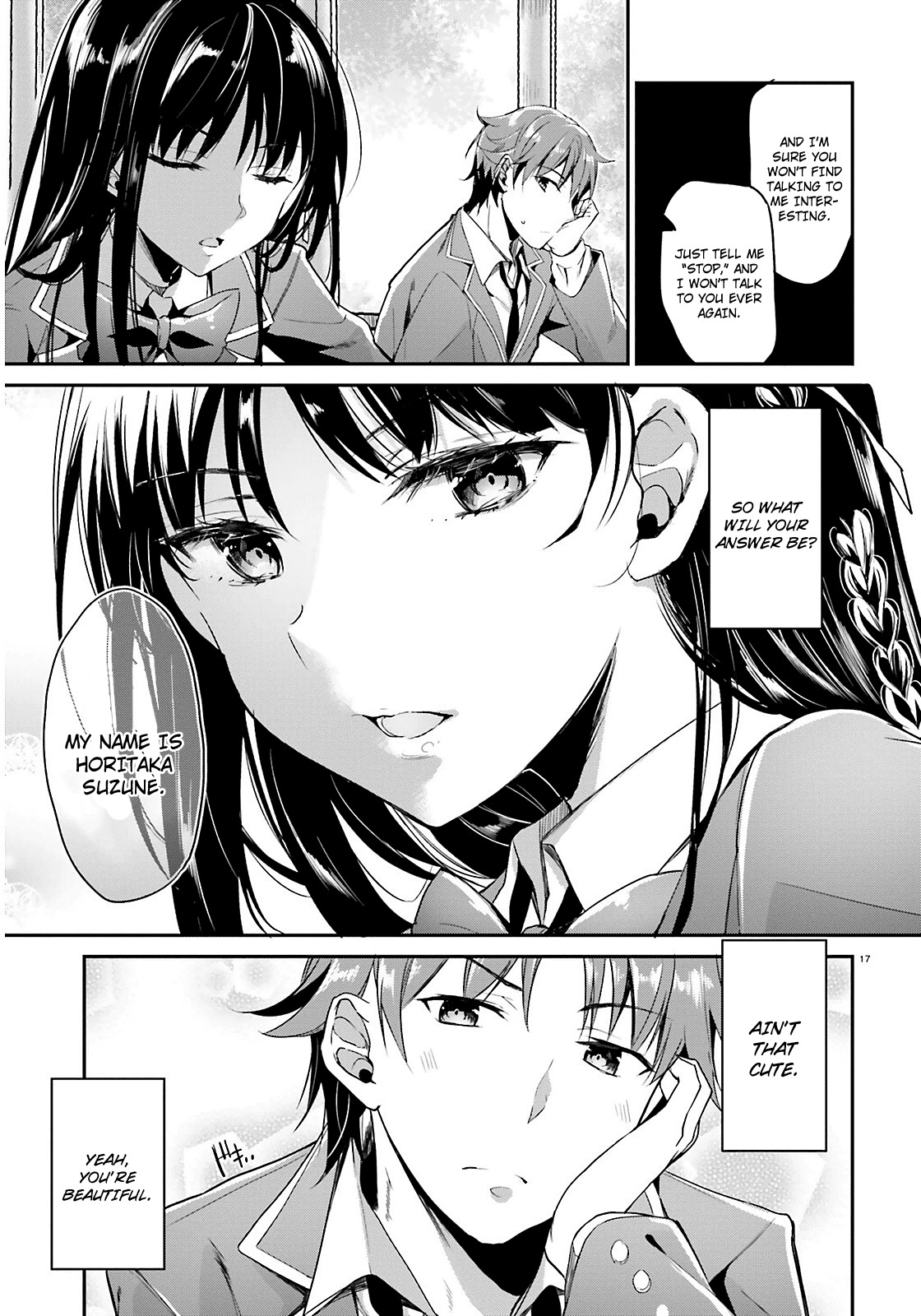Youkoso Jitsuryoku Shijou Shugi no Kyoushitsu e Chapter 1 page 18 - Chapter 1: Room 1