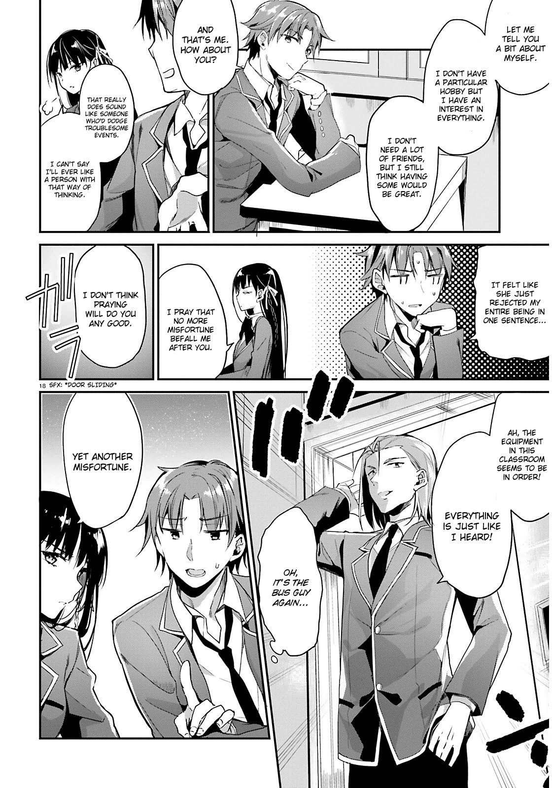 Youkoso Jitsuryoku Shijou Shugi no Kyoushitsu e Chapter 1 page 19 - Chapter 1: Room 1