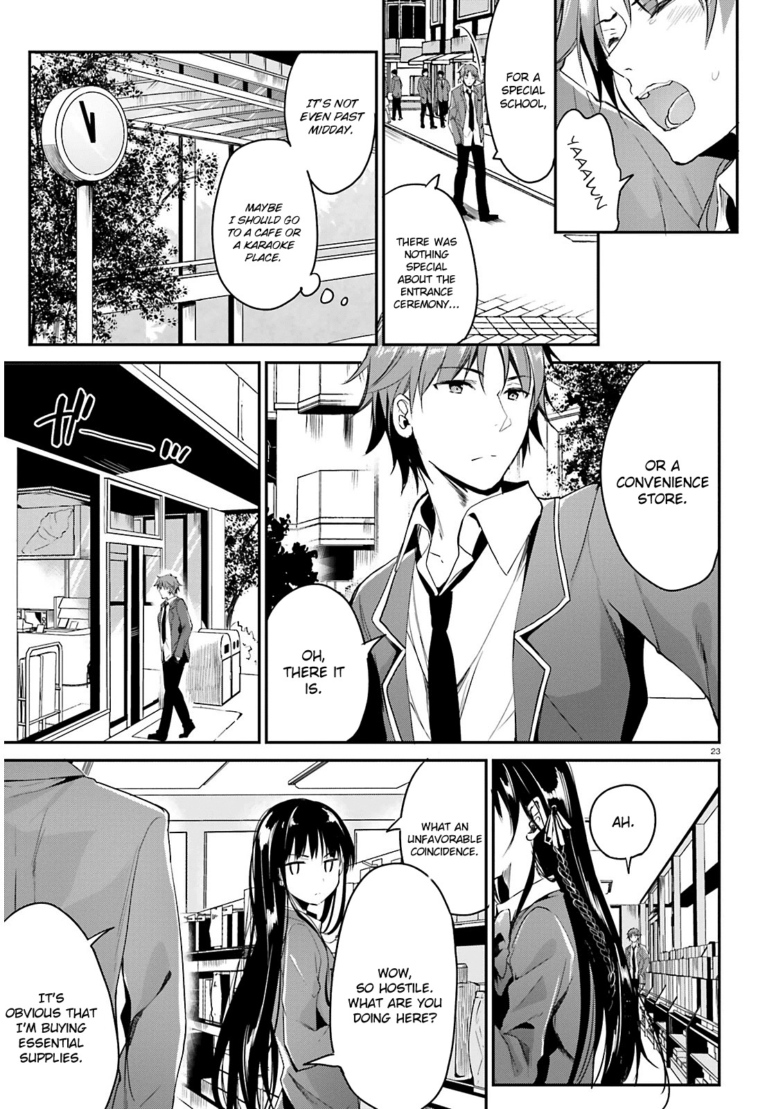 Youkoso Jitsuryoku Shijou Shugi no Kyoushitsu e Chapter 1 page 24 - Chapter 1: Room 1