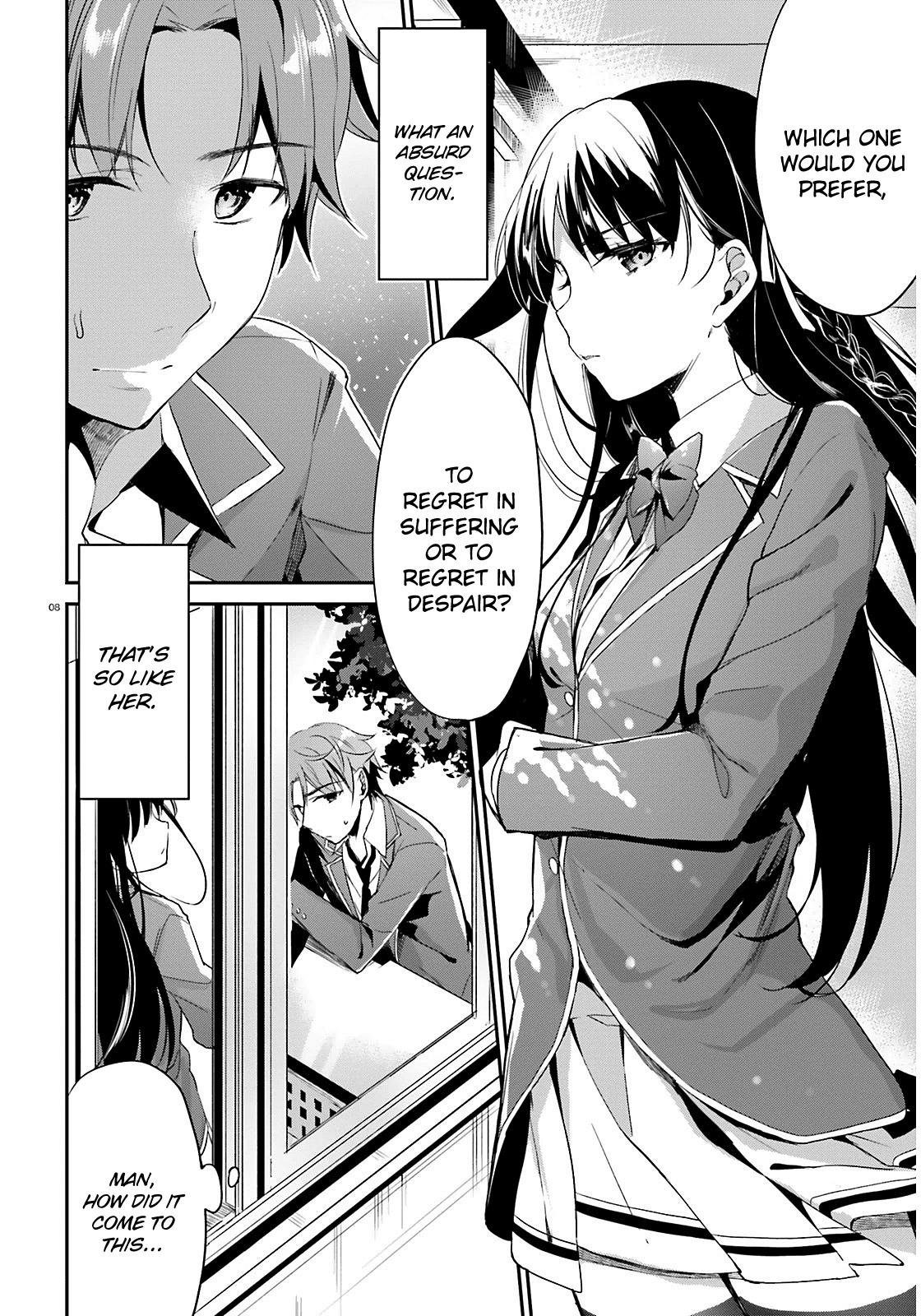 Youkoso Jitsuryoku Shijou Shugi no Kyoushitsu e Chapter 1 page 9 - Chapter 1: Room 1