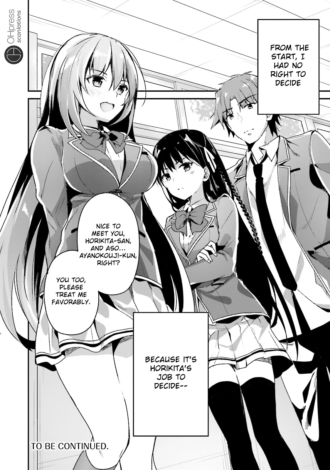 Youkoso Jitsuryoku Shijou Shugi no Kyoushitsu e Chapter 10 page 34 - Chapter 10: Room 10