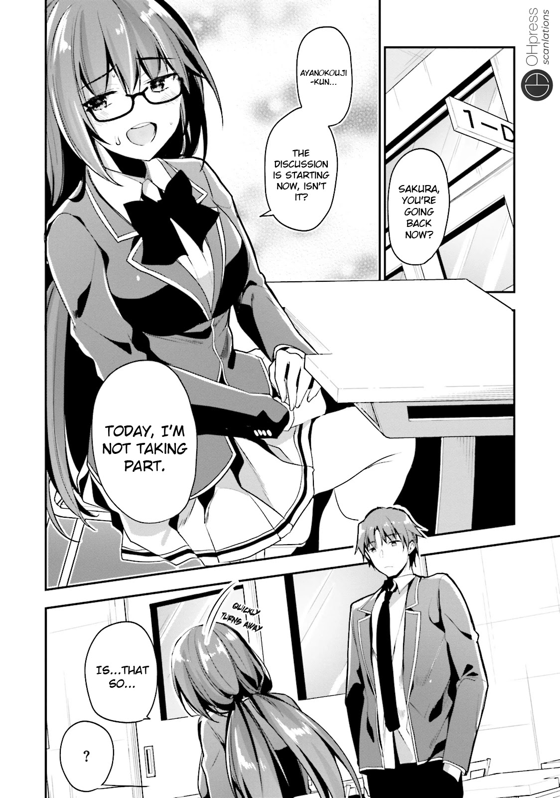 Youkoso Jitsuryoku Shijou Shugi no Kyoushitsu e Chapter 14 page 9 - Chapter 14: Room 14