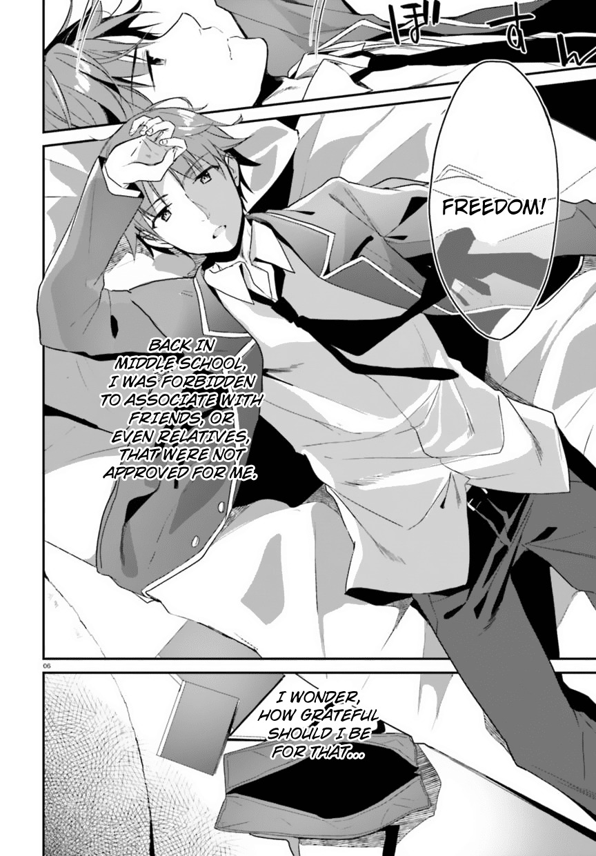 Youkoso Jitsuryoku Shijou Shugi no Kyoushitsu e Chapter 2 page 6 - Chapter 2: Room 2