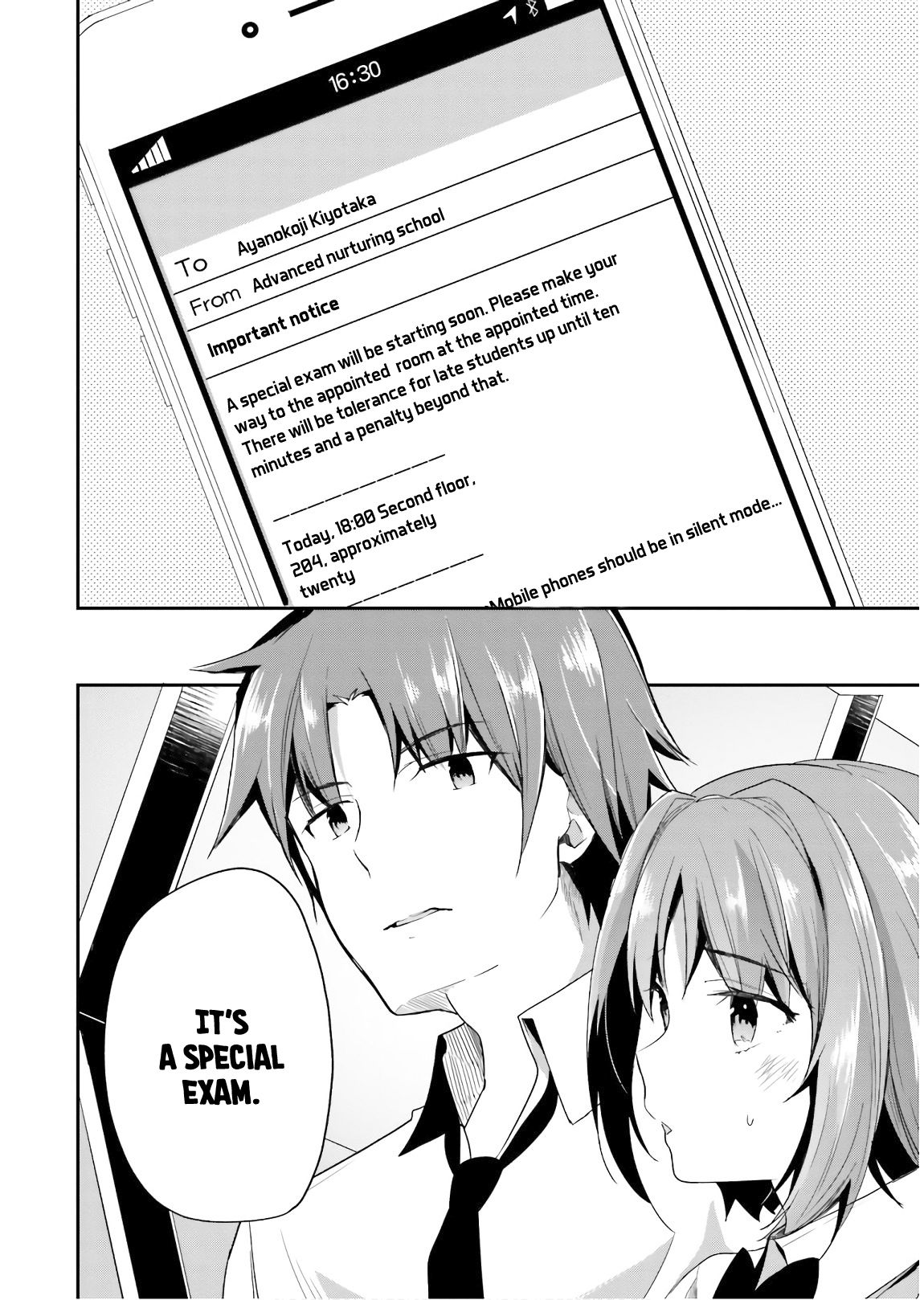 Youkoso Jitsuryoku Shijou Shugi no Kyoushitsu e Chapter 28 page 34 - Chapter 28: Room 28