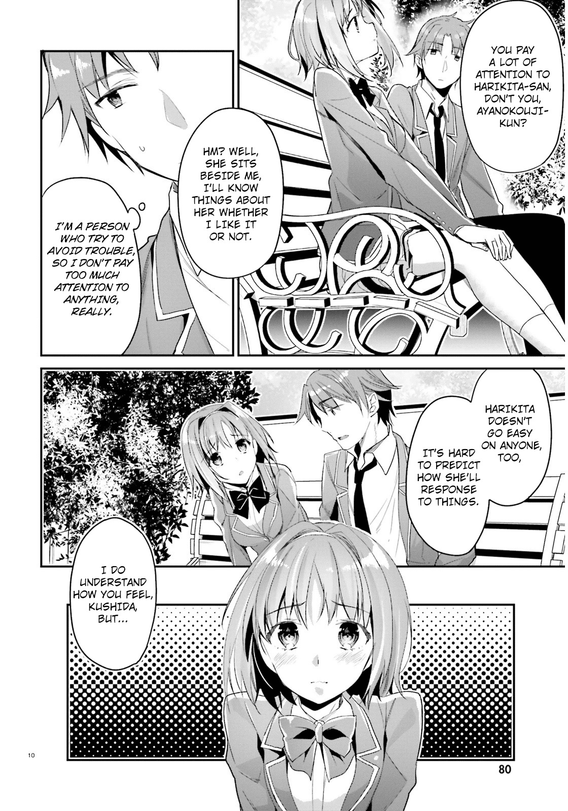Youkoso Jitsuryoku Shijou Shugi no Kyoushitsu e Chapter 3 page 10 - Chapter 3: Room 3