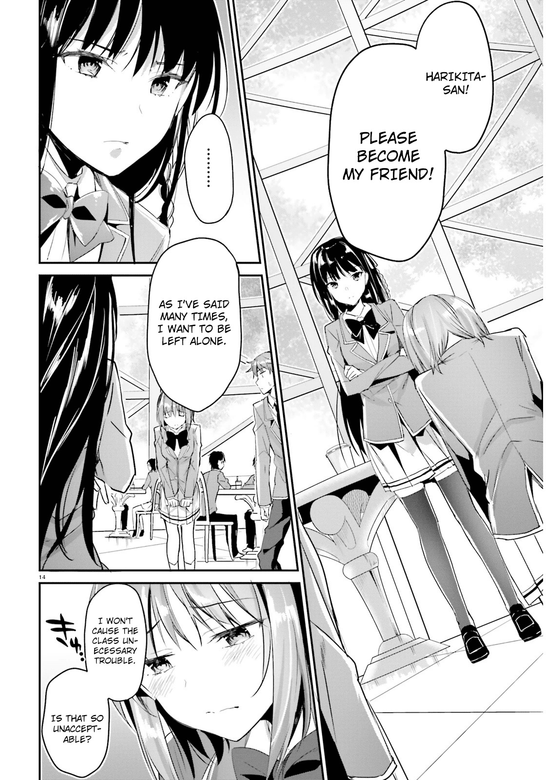 Youkoso Jitsuryoku Shijou Shugi no Kyoushitsu e Chapter 3 page 14 - Chapter 3: Room 3