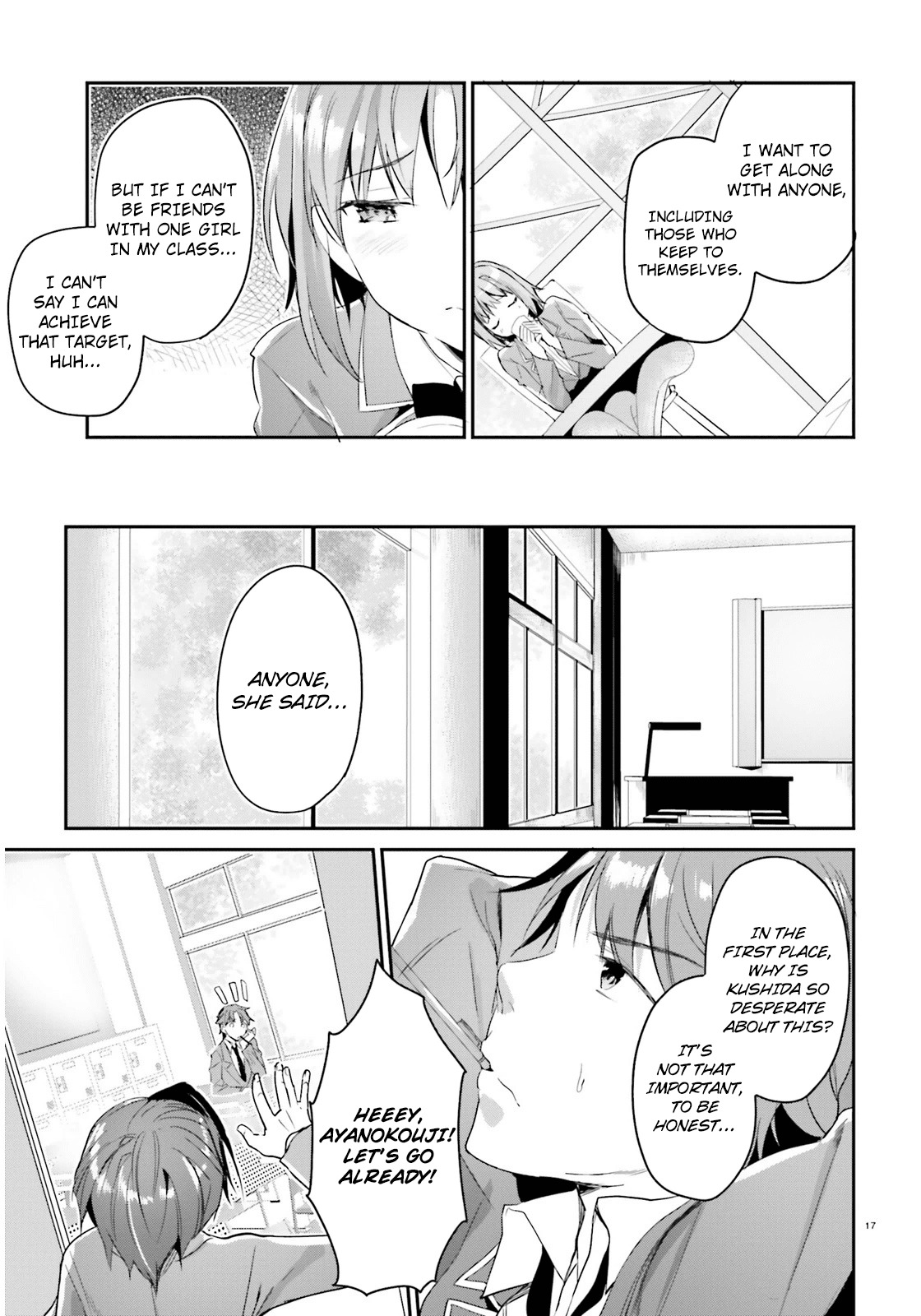 Youkoso Jitsuryoku Shijou Shugi no Kyoushitsu e Chapter 3 page 17 - Chapter 3: Room 3
