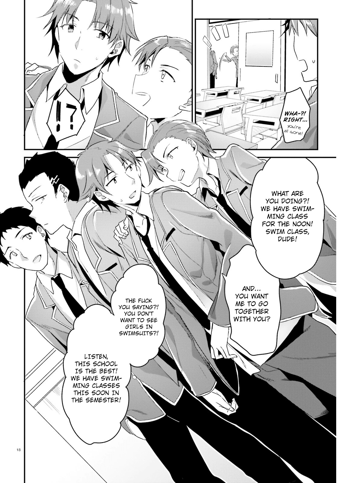 Youkoso Jitsuryoku Shijou Shugi no Kyoushitsu e Chapter 3 page 18 - Chapter 3: Room 3