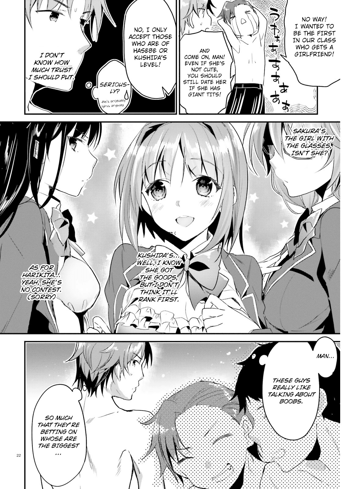 Youkoso Jitsuryoku Shijou Shugi no Kyoushitsu e Chapter 3 page 22 - Chapter 3: Room 3