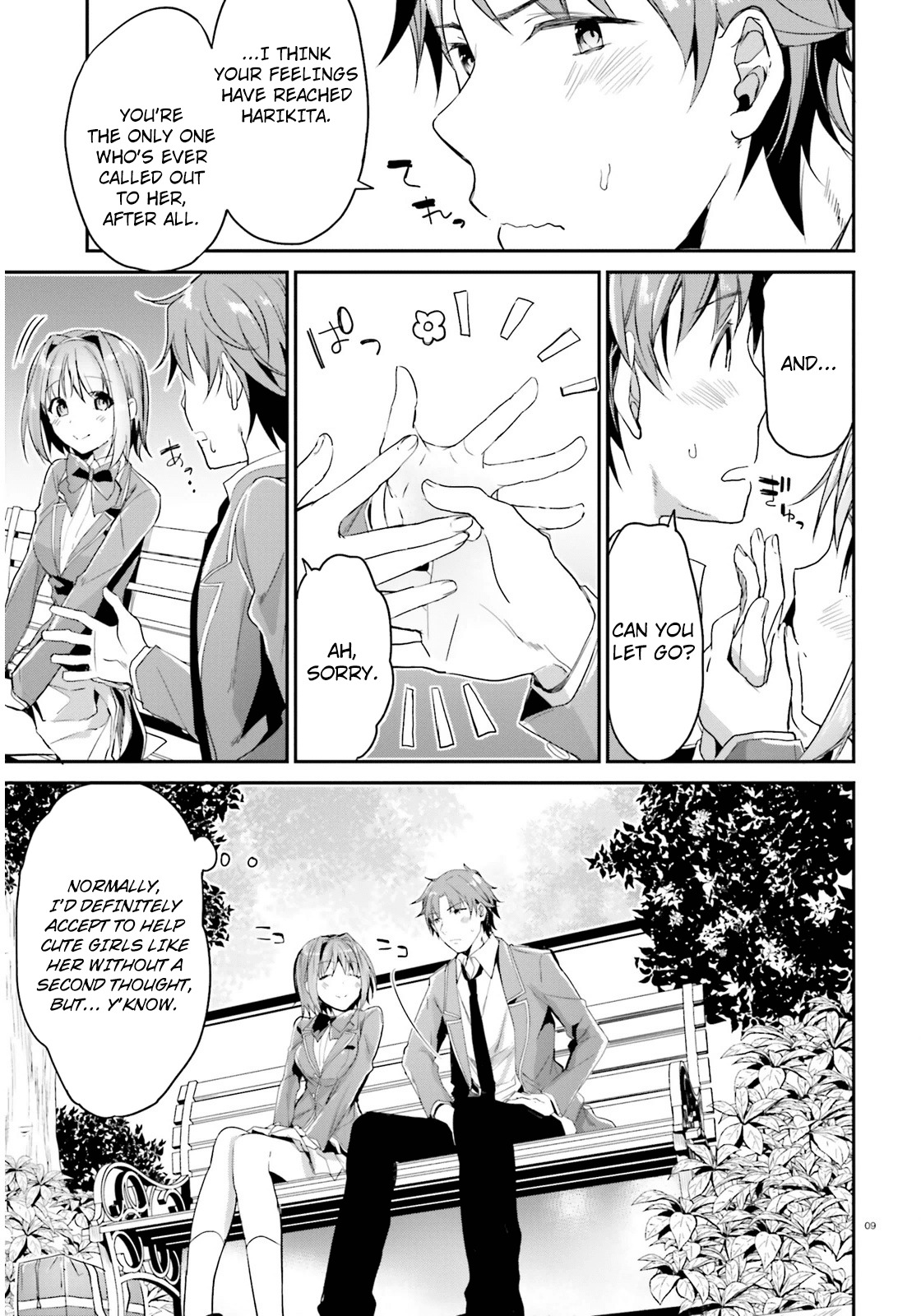 Youkoso Jitsuryoku Shijou Shugi no Kyoushitsu e Chapter 3 page 9 - Chapter 3: Room 3