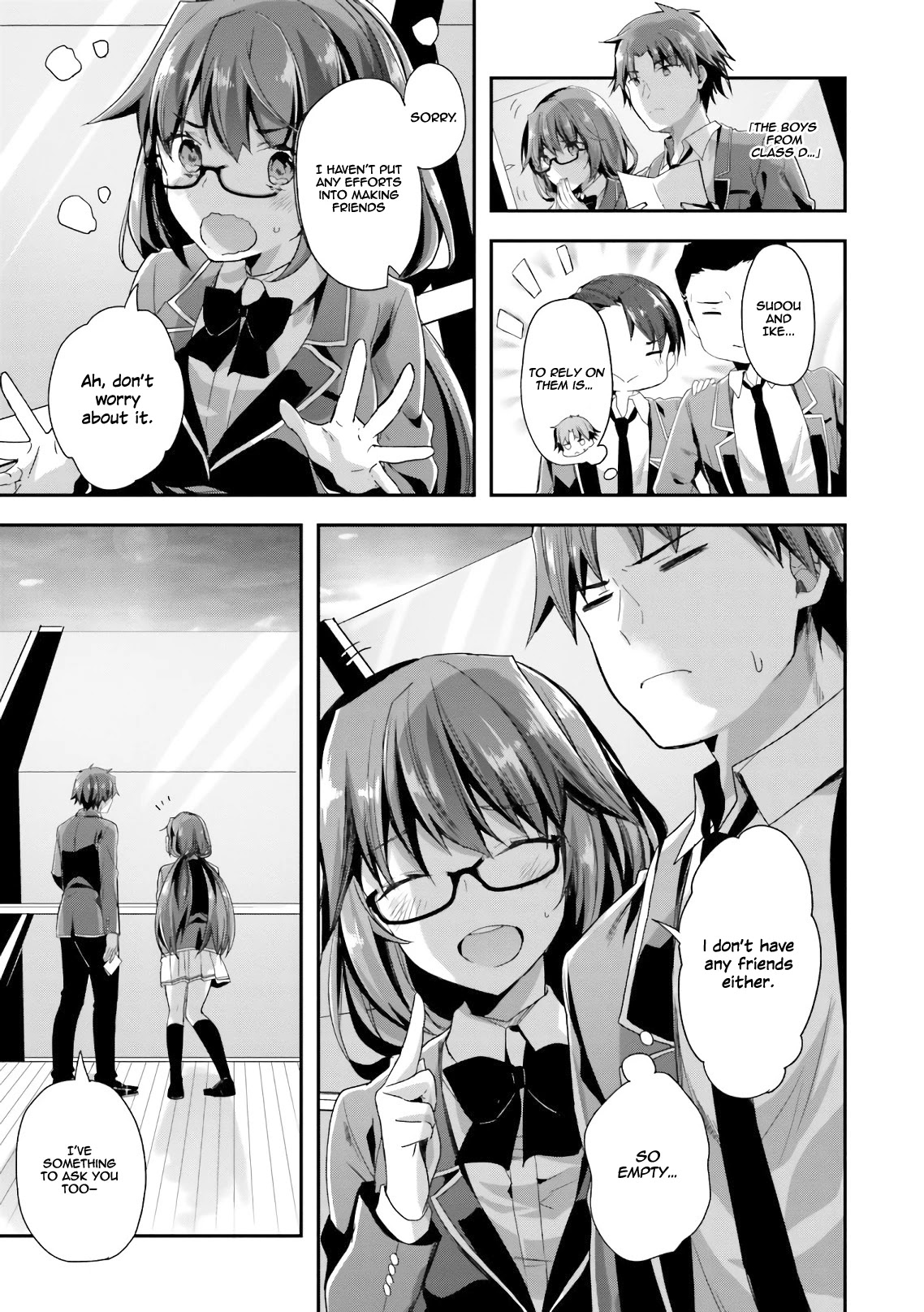 Youkoso Jitsuryoku Shijou Shugi no Kyoushitsu e Chapter 33 page 11 - Chapter 33: Room 33