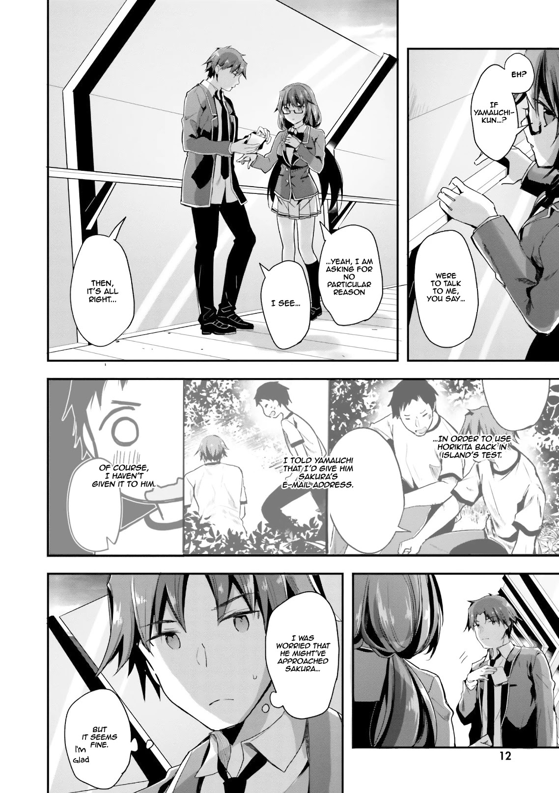 Youkoso Jitsuryoku Shijou Shugi no Kyoushitsu e Chapter 33 page 12 - Chapter 33: Room 33